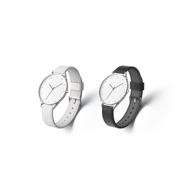 Porto White Leather Watch